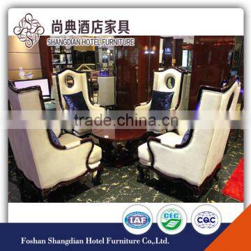 Modern Hotel furniture lobby sofa velvet sofa chair for sale