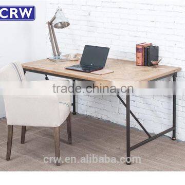 RE-1636 Cheap Office Table Furniture Metal Frame Wooden Office Table Design                        
                                                Quality Choice