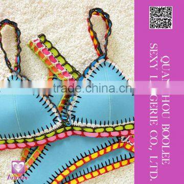 Sexy Handmade Crochet Bikini Swimsuit Women Brazilian Bikini
