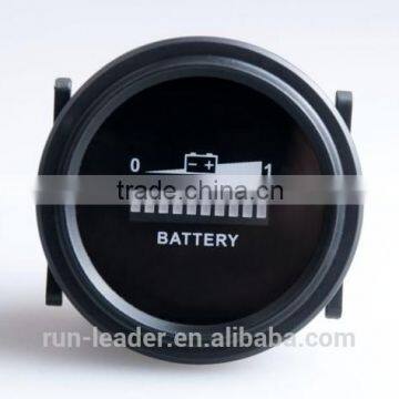 Rount Battery Indictor Voltage Meter