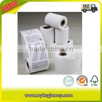 POS Machines 65Gsm High Quality 80x80 Thermal Paper Rolls/thermal Cash Register Paper Rolls