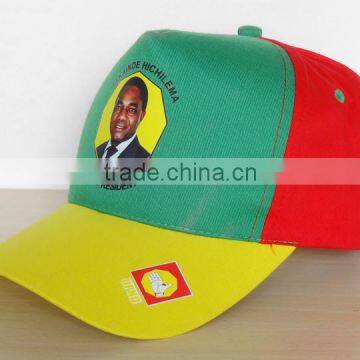 Wholesales Promotional 100% polyester snapback cap