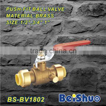 push-fit ball valve brass ball valve price forged brass ball valve