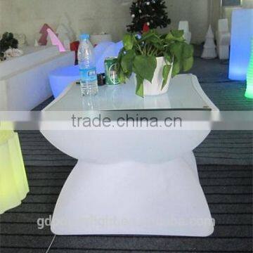 PE Plastic Bar Table with LED light and remote T003