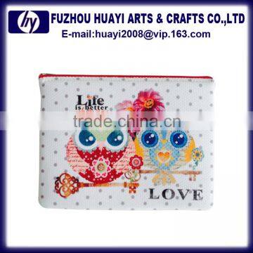 Wholesale Squeeze Canvas Zipper Pouch