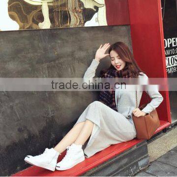 Winter Warm Thick Woven Checked Plaid Tartan Blanket Scarf photo-4