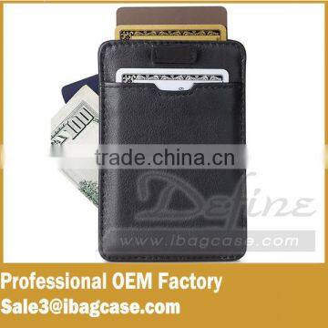 Leather RFID Wallet Card Sleeve Wallet With RFID Protector Holder photo-5