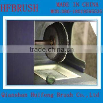 Cotton wheel for polishing resin