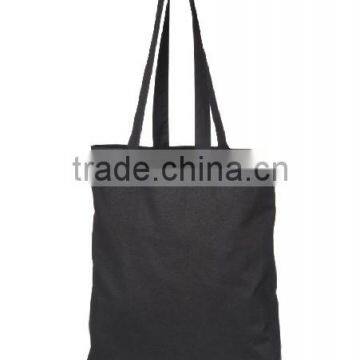 2016 Classic Promotional 5oz Cotton canvas Tote Bag - Black