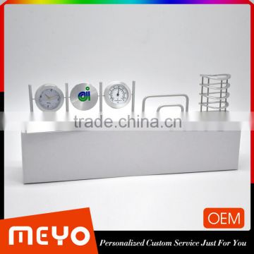 New designed desk clock temperature gauge shelves combination