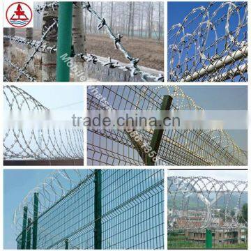 china anping factory hot dipped galvanized barbed wire fencing