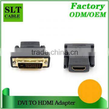 SLT DVI 24+1 Male to HDMI Female Adapter Black