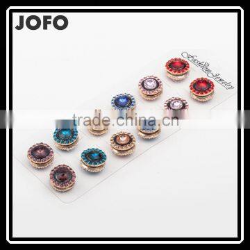 Best Selling Muslim Islamic Crystal Magnetic Hijab Brooches For Women PDJ0120