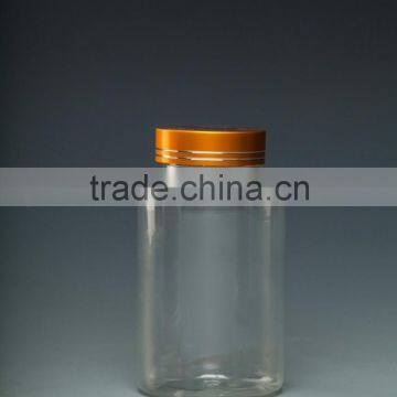 Plastic transparent capasule bottle