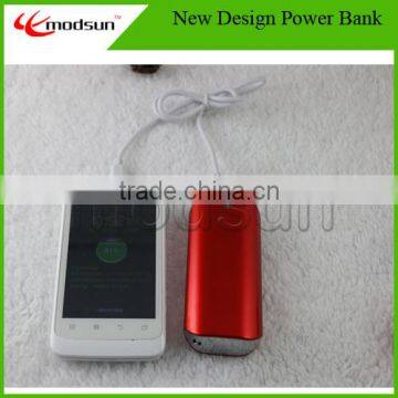 Universal portable 5200mAH power bank for smartphone