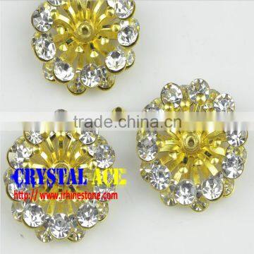 Assorted Colors Fresh Style Metal Flower,craft Metalware Flower Pieces,shoes Decorative Metal Flowers photo-5