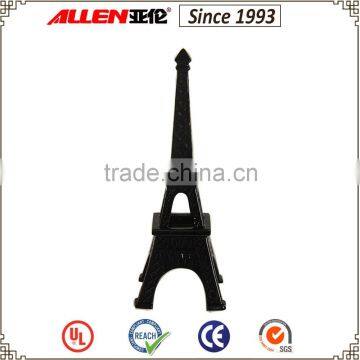 39 cm factory direct black ceramic eiffel tower sculpture