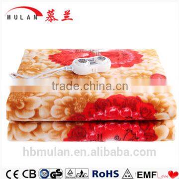 A variety of high-grade flannel flower type electric blankets