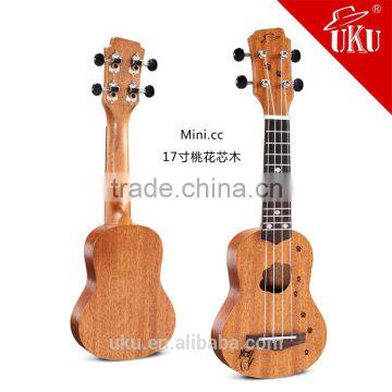 17 inch Pocket Mini Toy ukulele for Kids with ukulele bag