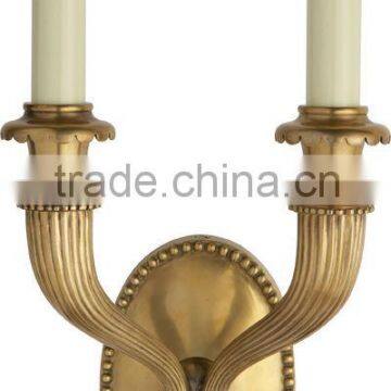 antique brass sconce