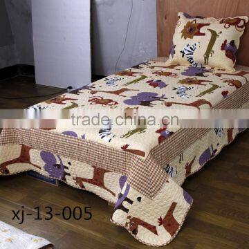 China textiles manufacturer queen size quilt size quilt baby bedding set