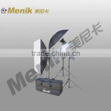 BO-2 Strobe Studio Flash Light Kit with softbox,studio kit equipment