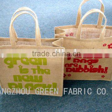 Jute shopping bag