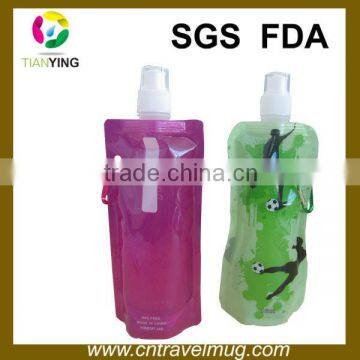 cheap disposable plastic foldable cold water bag BPA free