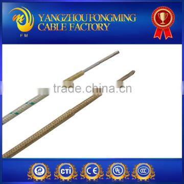 UL5257 PFTE tape plus fiberglass silicone braided teflon electric wire