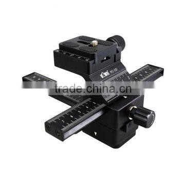 JJC with Arca Swiss Quick Release Plate Macro Focusing Rail Slider for camera