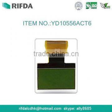 Yellow green flexible lcd display panel