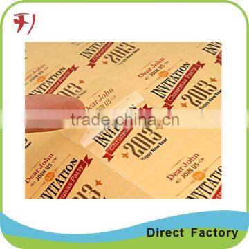 High quality self adhesive paper logo sticker,custom product logo label in roll