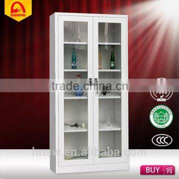 China supplier perfume display showcase glass door cabinet china office furniture