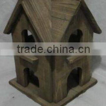 2015 new unfinished wooden bird house wholesale