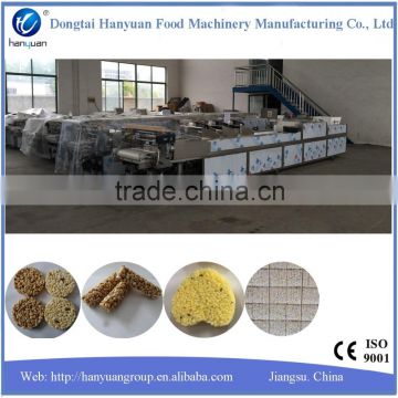 Crisp rice candy production line, rice candy making line, rice candy cutting machine