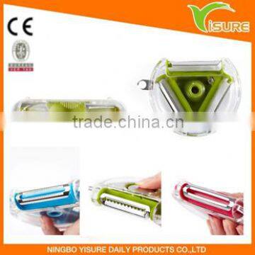 Multi-function 3 in 1 Rotary Peeler Fruit and Vegetables Slicer Peelers