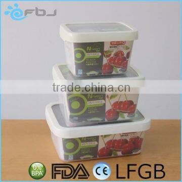 Airtight Microwavable food container for freezer