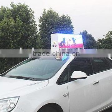 custom ordered led sign ftaxi top led advertising display/small outdoor advertising led display