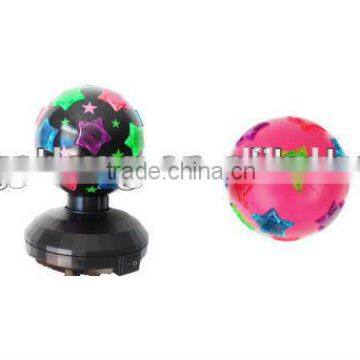 4 inch pink star disco light