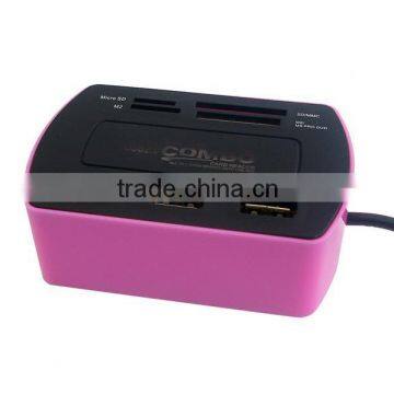 Cheapset Computer Card Reader With USB HUB USB2.0 COMBO photo-3