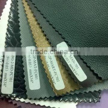 Semi pu decorative leather fabric wholesale