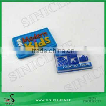 Sinicline Custom Rubber Flag Label for Apparel