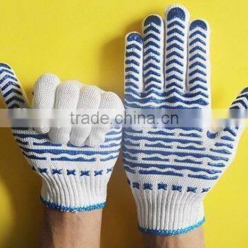 High quality pvc dotted gloves factory