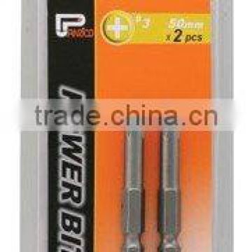 2pcs 1/4" 50mm Reduced Power Bit Set,Hand Tools