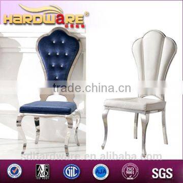 Stainless Steel With Fabric to Upholster Dining Room Chair photo-6