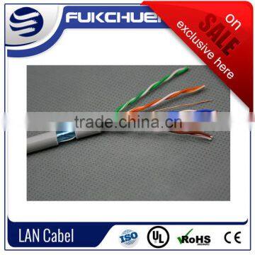 LSZH Sheath Jacket CE ROHS Certified 2 Pair UTP Cat5e Cable