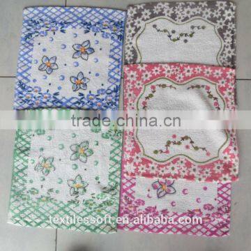 promotion cotton printed cheap hand towel