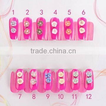 Wholesale 2015 Polymer Clay 3D Nail Art Flower