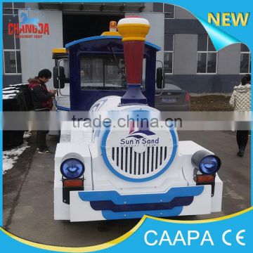 Changda trackless tourist train !2015 new design Tourist Road Train with Diesel Engine