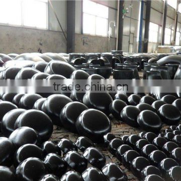 carbon steel pipe cap, dished end, pipe cap, steel tubing end cap